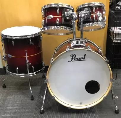 Pearl - Red Burst Stripe Shell Kit